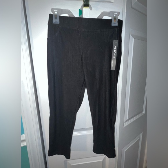 New Mix Jeggings Girl’s Extra Large Black - Picture 1 of 2